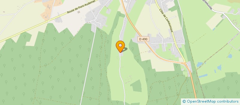 localisation de l'entreprise MADAME PAULETTE LECLERC  NOTRE-DAME-DE-BLIQUETUIT