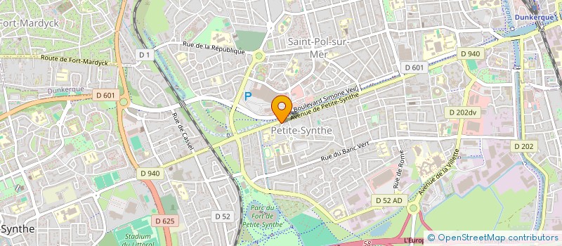 localisation de l'entreprise MADAME PAULETTE LEFEBVRE à DUNKERQUE