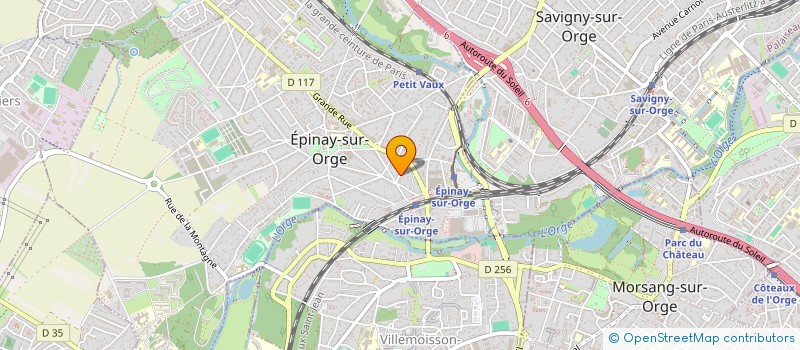 localisation de l'entreprise MADAME PAULETTE LEVER  EPINAY-SUR-ORGE