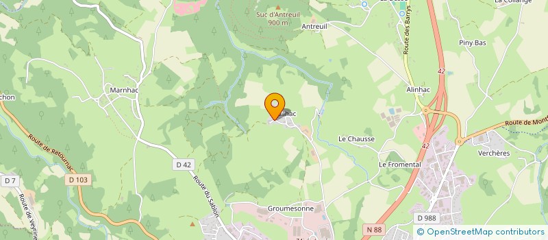 localisation de l'entreprise MADAME PAULETTE LIOTIER  LAPTE