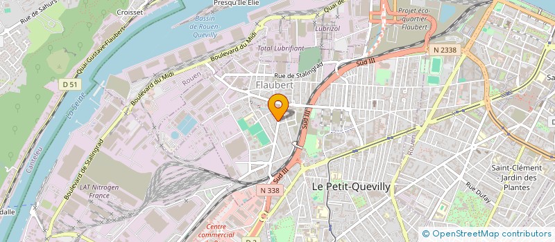localisation de l'entreprise MADAME PAULETTE LORITZ à LE PETIT-QUEVILLY