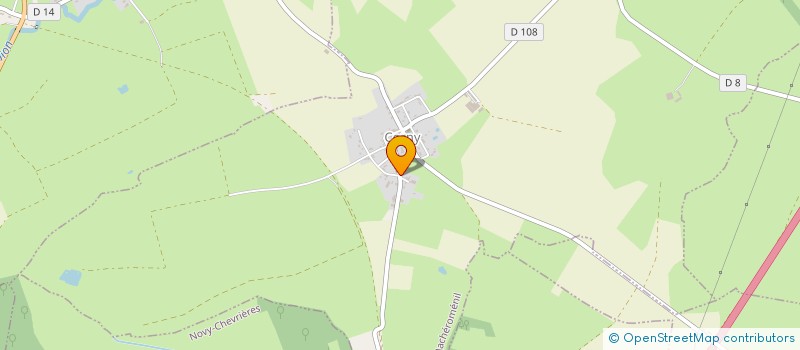 localisation de l'entreprise MADAME PAULETTE-LUCIE CHARPENTIER  CORNY-MACHEROMENIL