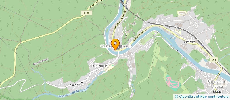 localisation de l'entreprise MADAME PAULETTE MANQUILLET  BOGNY-SUR-MEUSE