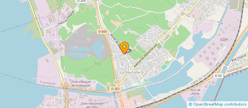 localisation de l'entreprise MADAME PAULETTE MARGUERITAT à FRONTIGNAN