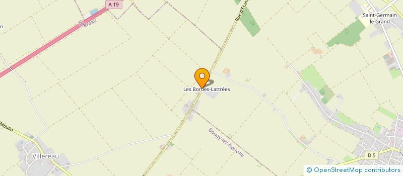 localisation de l'entreprise MADAME PAULETTE MARTIN à VILLEREAU