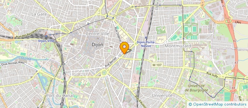 localisation de l'entreprise MADAME PAULETTE MARTIN à DIJON