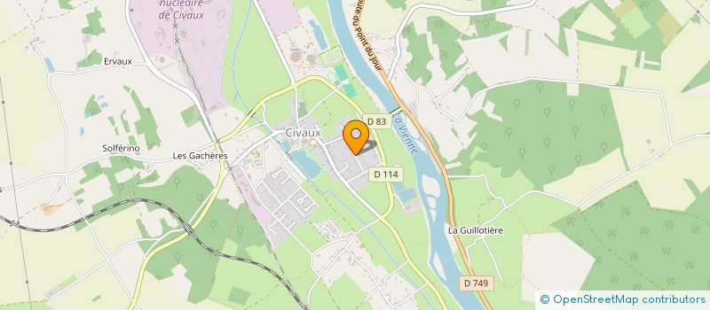 localisation de l'entreprise MADAME PAULETTE MARTINIERE  SILLARS