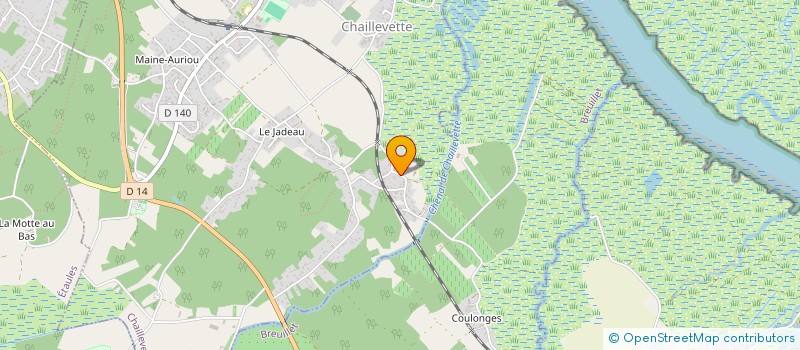 localisation de l'entreprise MADAME PAULETTE MECHAIN  CHAILLEVETTE