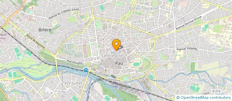 localisation de l'entreprise MADAME PAULETTE MEDAILLE à PAU