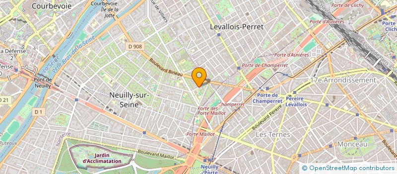 localisation de l'entreprise MADAME PAULETTE MENDY EP COULIBALY à NEUILLY-SUR-SEINE