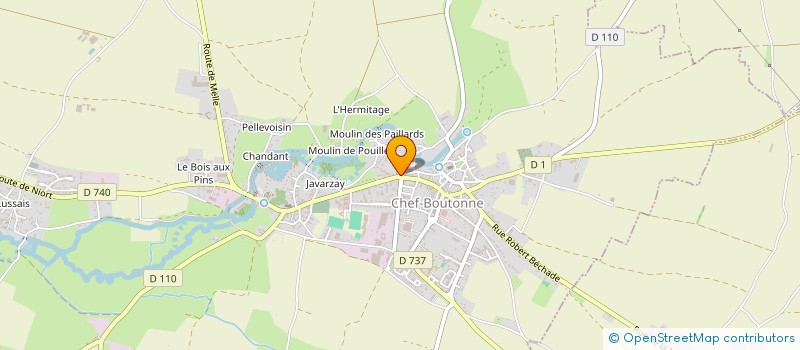 localisation de l'entreprise MADAME PAULETTE MEUNIER  FONTIVILLIE