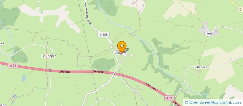 localisation de l'entreprise MADAME PAULETTE MICHARD  SAINT-PRIEST-EN-MURAT