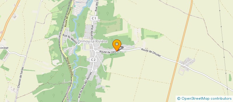 localisation de l'entreprise MADAME PAULETTE MICHAUT  ORMOY-LA-RIVIERE