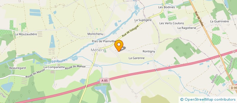 localisation de l'entreprise MADAME PAULETTE MIDOIR  THESEE