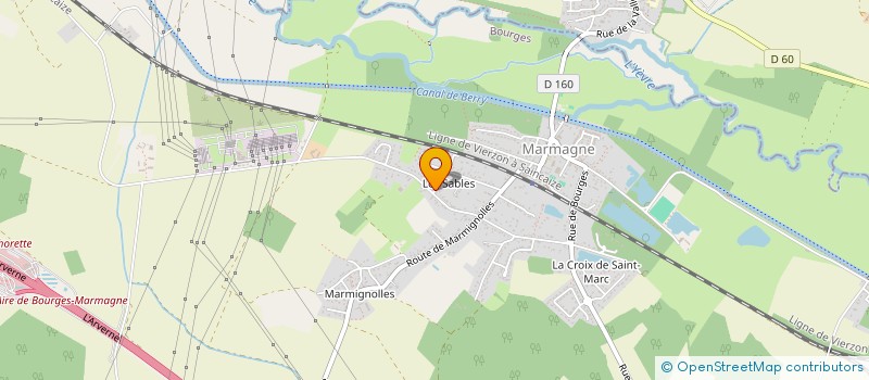 localisation de l'entreprise MADAME PAULETTE MOULINARD  MARMAGNE