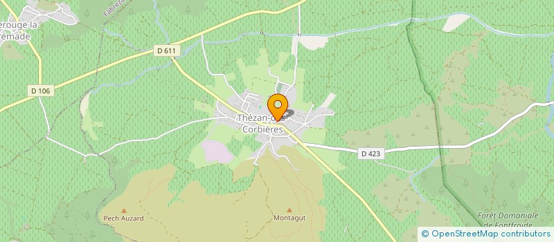 localisation de l'entreprise MADAME PAULETTE MOURE  THEZAN-DES-CORBIERES