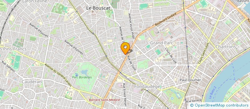 localisation de l'entreprise MADAME PAULETTE NET  LE BOUSCAT