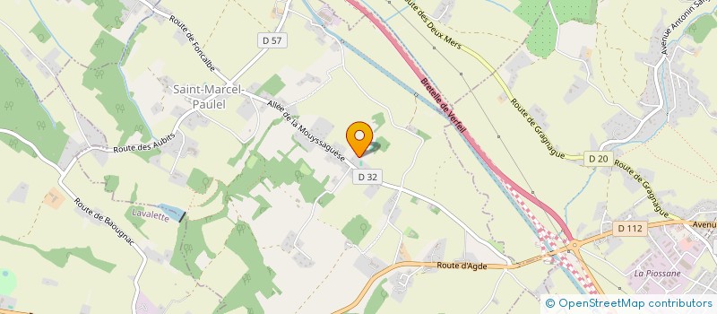 localisation de l'entreprise MADAME PAULETTE NOAILLE  SAINT-MARCEL-PAULEL