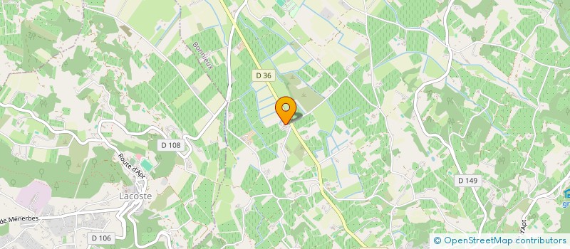 localisation de l'entreprise MADAME PAULETTE NOUGUIER  BONNIEUX