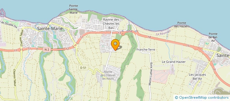 localisation de l'entreprise MADAME PAULETTE NOURRY à SAINTE-MARIE