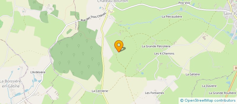 localisation de l'entreprise MADAME PAULETTE PAILLIER à SAINT-PARDOUX-SOUTIERS