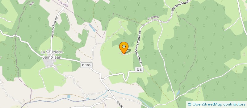 localisation de l'entreprise MADAME PAULETTE PANIS  LA SAUZIERE SAINT JEAN