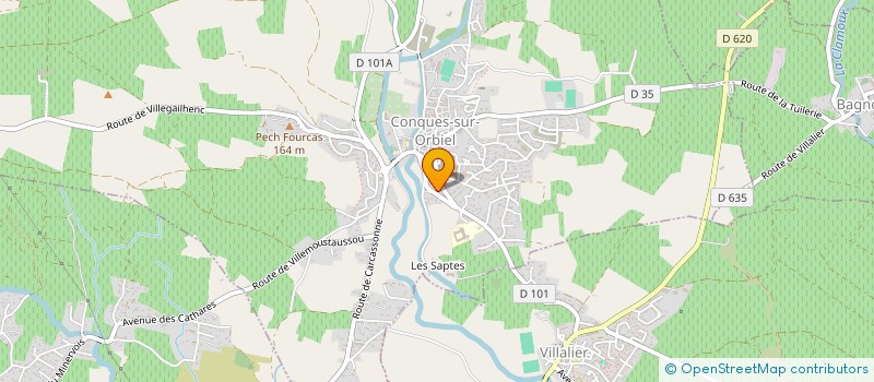 localisation de l'entreprise MADAME PAULETTE PELLIZARI  CONQUES-SUR-ORBIEL