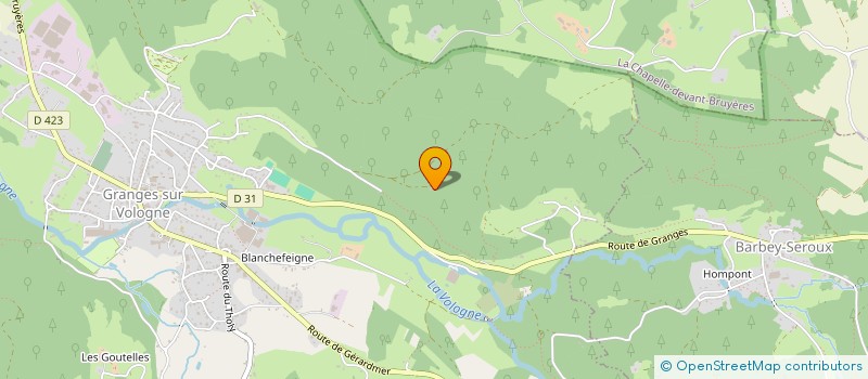 localisation de l'entreprise MADAME PAULETTE PETITDEMANGE  GRANGES-AUMONTZEY