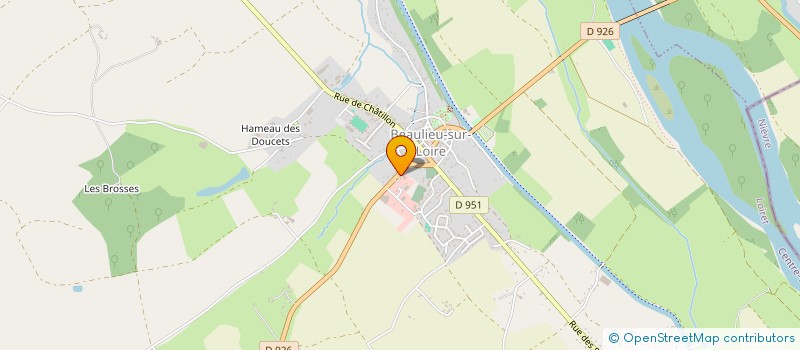 localisation de l'entreprise MADAME PAULETTE PINAULT à BEAULIEU-SUR-LOIRE