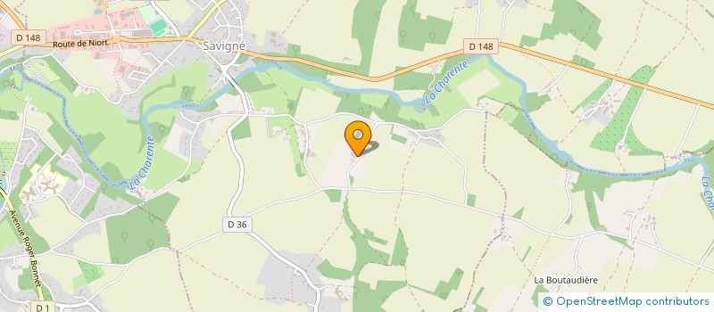 localisation de l'entreprise MADAME PAULETTE PINTUREAU  SAVIGNE