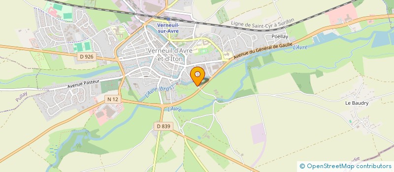 localisation de l'entreprise MADAME PAULETTE PLUS QUELLEC  VERNEUIL D'AVRE ET D'ITON