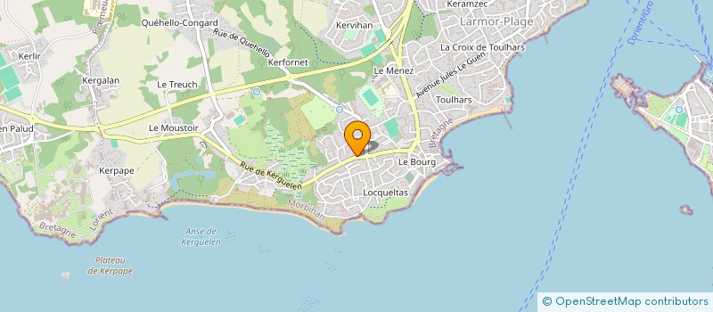 localisation de l'entreprise MADAME PAULETTE POIDEVINEAU  LARMOR-PLAGE