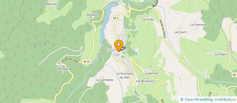 localisation de l'entreprise MADAME PAULETTE PRAT à LA VALLA EN GIER