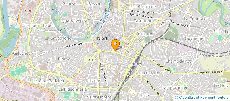 localisation de l'entreprise MADAME PAULETTE PRIVE à NIORT