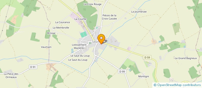 localisation de l'entreprise MADAME PAULETTE QUENAULT  POUZAY