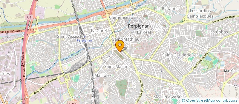 localisation de l'entreprise MADAME PAULETTE QUEULIN à PERPIGNAN