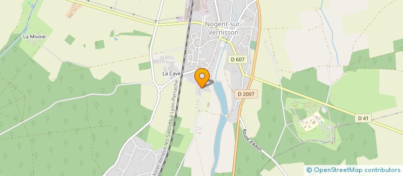 localisation de l'entreprise MADAME PAULETTE RAMEAU à NOGENT-SUR-VERNISSON