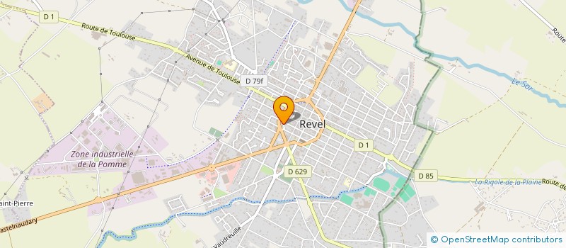 localisation de l'entreprise MADAME PAULETTE RAMONDOU  REVEL