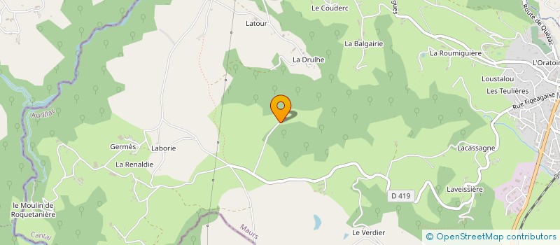 localisation de l'entreprise MADAME PAULETTE RATIER à MAURS