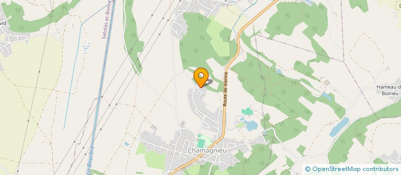 localisation de l'entreprise MADAME PAULETTE RATIGNIER  CHAMAGNIEU