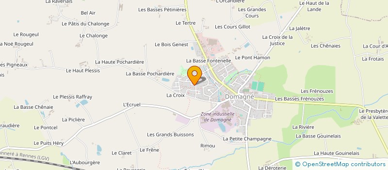 localisation de l'entreprise MADAME PAULETTE RENAULT à DOMAGNE