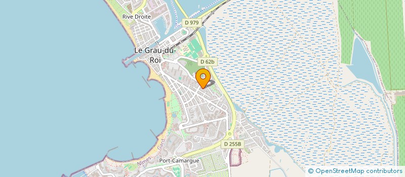 localisation de l'entreprise MADAME PAULETTE REYNAUD  LE GRAU-DU-ROI