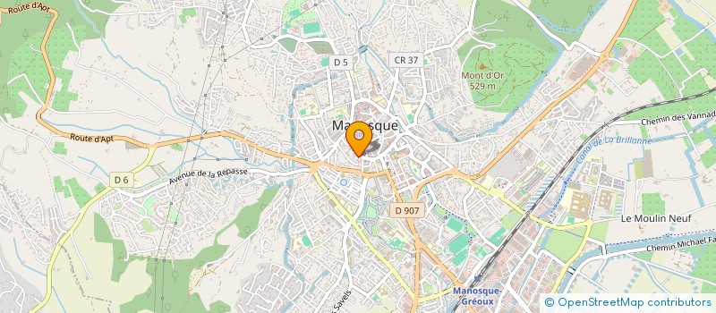 localisation de l'entreprise MADAME PAULETTE REYNIER à MANOSQUE