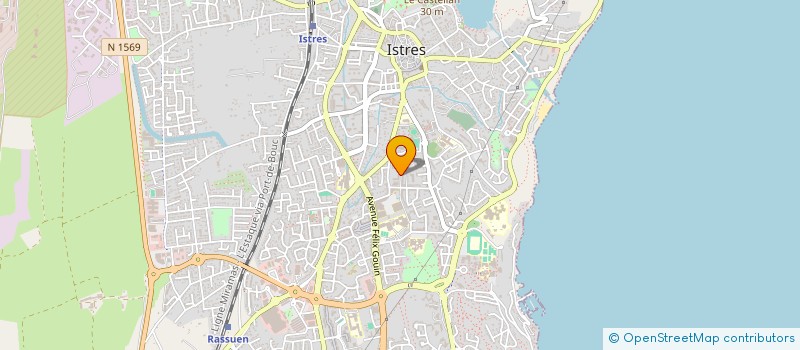 localisation de l'entreprise MADAME PAULETTE ROSIER  ISTRES