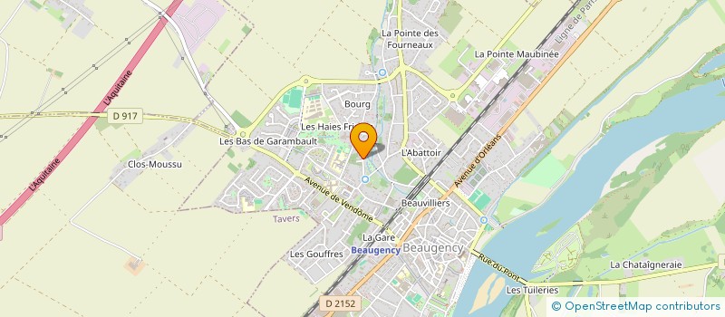 localisation de l'entreprise MADAME PAULETTE SARROUY  BEAUGENCY