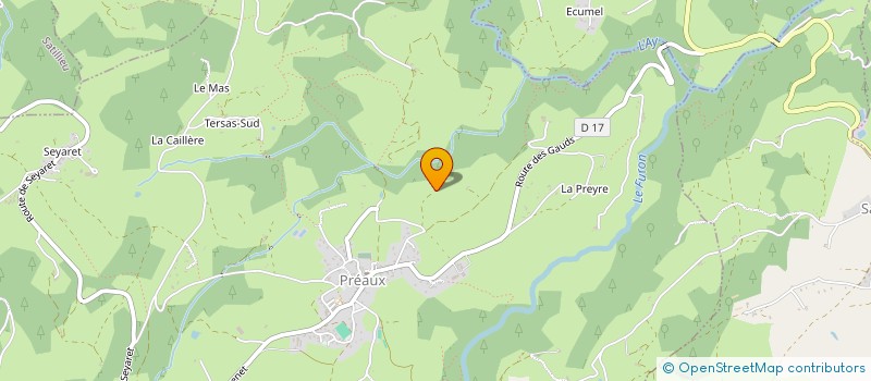 localisation de l'entreprise MADAME PAULETTE SASSOLAS  SAINT ROMAIN D'AY