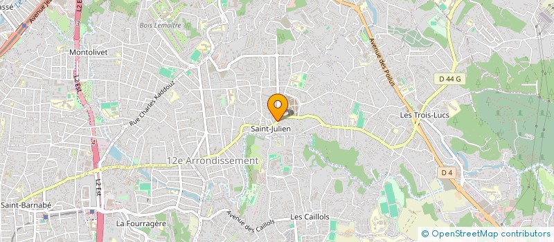 localisation de l'entreprise MADAME PAULETTE SAURET à MARSEILLE