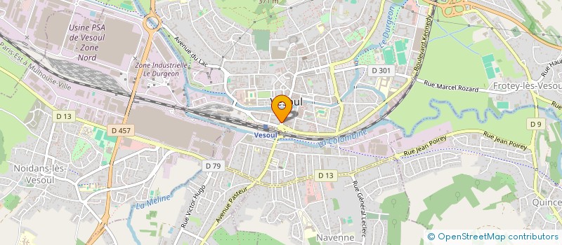 localisation de l'entreprise MADAME PAULETTE SEGARD  VESOUL