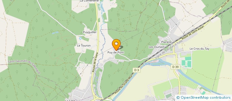 localisation de l'entreprise MADAME PAULETTE SICRE  NEUVIC