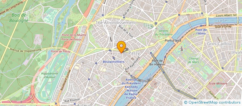 localisation de l'entreprise MADAME PAULETTE SIMON à PARIS
